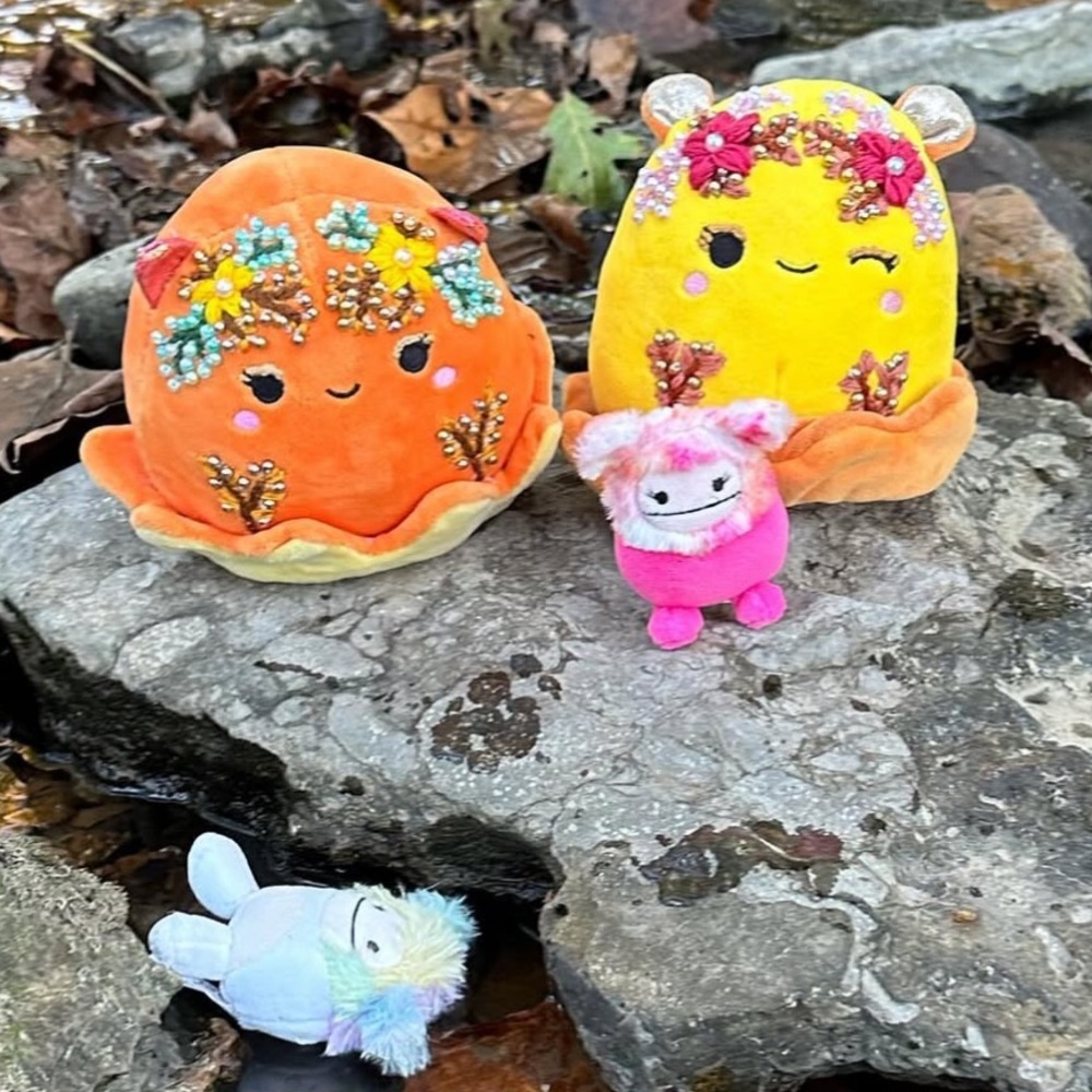 Hailey the Pink BIG FOOT SQUISHVILLE by Squishmallows 3” NWOT 💕🌸💐 - Picture 14 of 16
